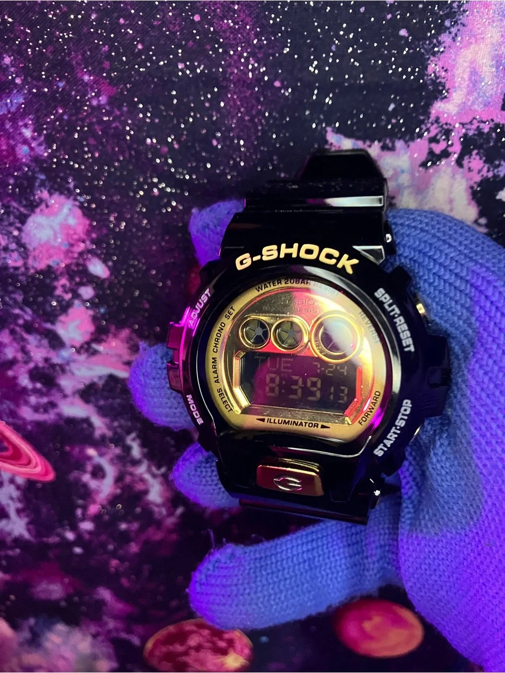 Custom G Shock Gold and Black Colorway